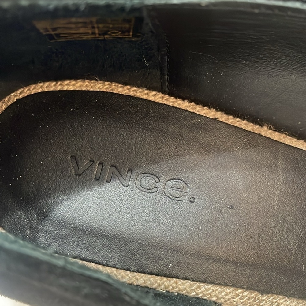 VINCE Sonora Peep Toe Suede Espadrilles - Picture 6 of 12